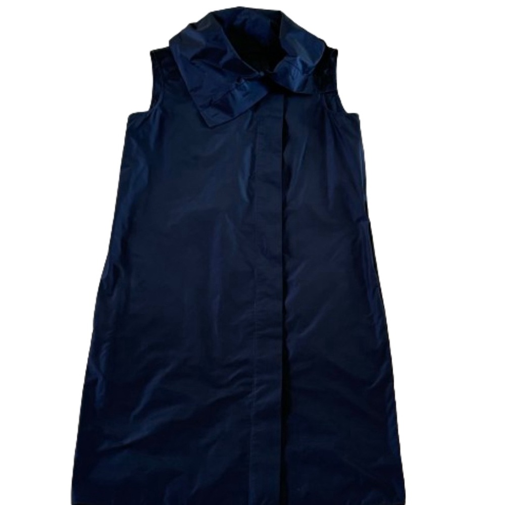 COS Sleeveless Navy Button Front Shift -Sz 4 - Picture 11 of 11